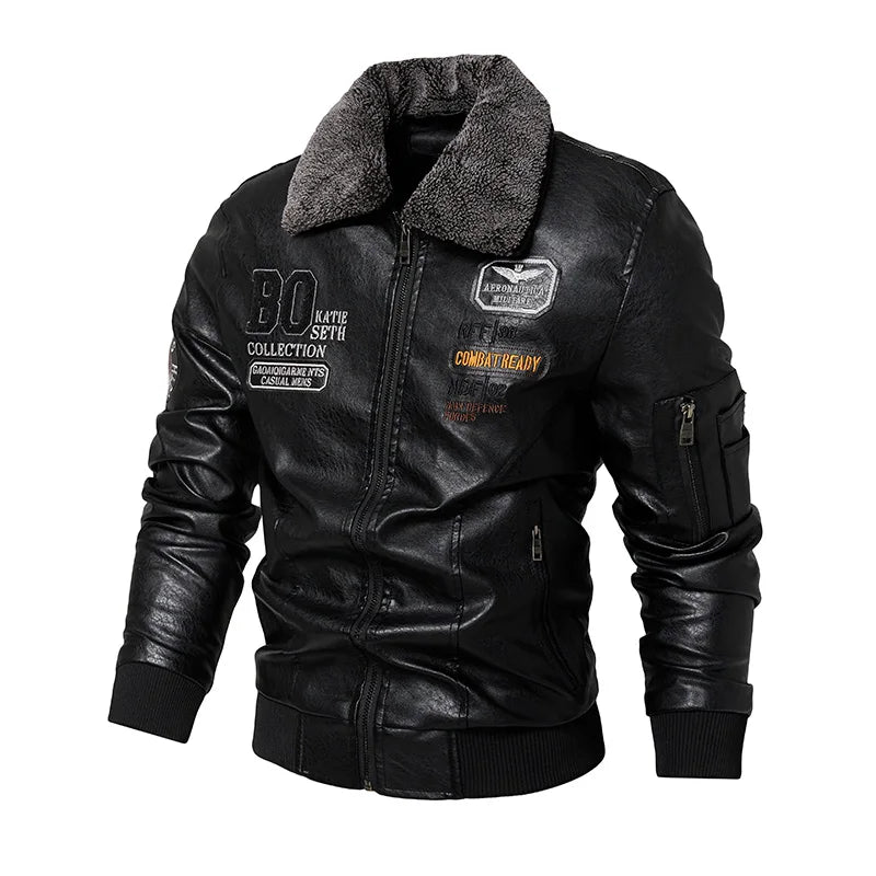 Blouson en Cuir Homme – Style & Chaleur