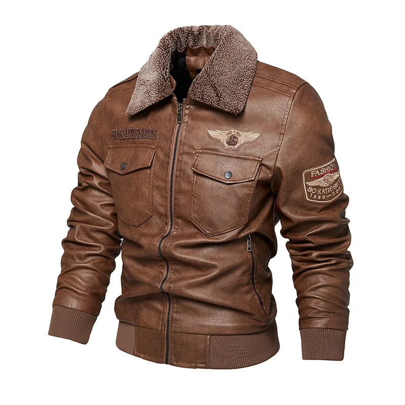Blouson en Cuir Homme – Style & Chaleur