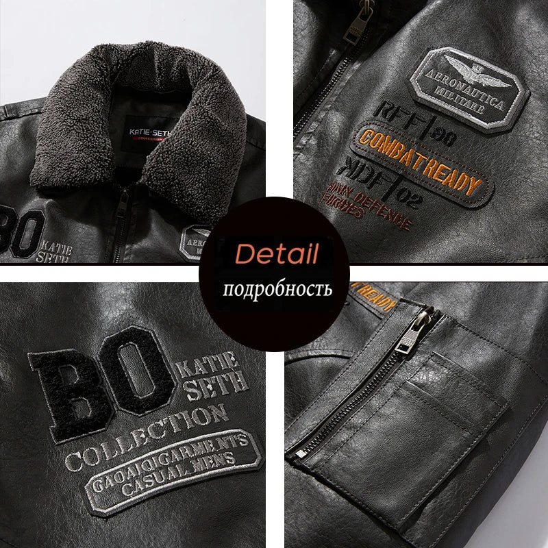 Blouson en Cuir Homme – Style & Chaleur
