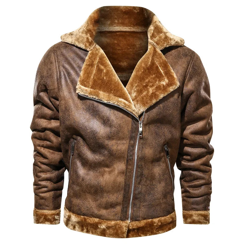 Vestes en Cuir et Fourrure pour Homme – Confort et Élégance