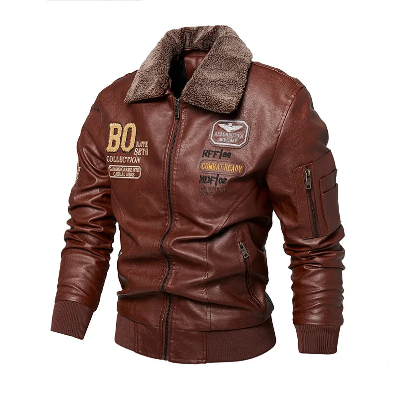 Blouson en Cuir Homme – Style & Chaleur