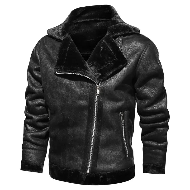 Vestes en Cuir et Fourrure pour Homme – Confort et Élégance