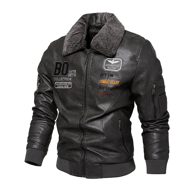 Blouson en Cuir Homme – Style & Chaleur