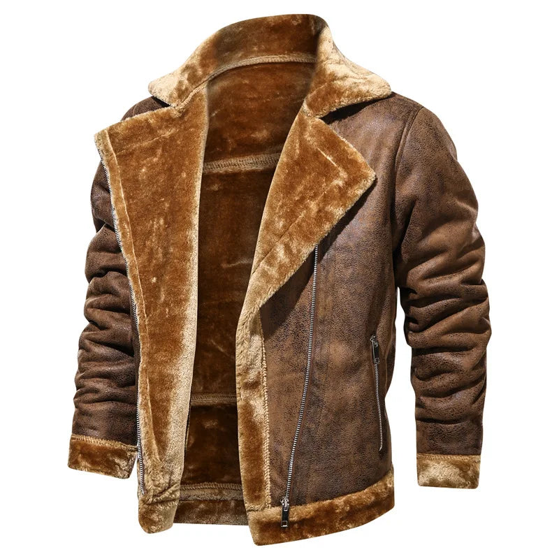 Vestes en Cuir et Fourrure pour Homme – Confort et Élégance