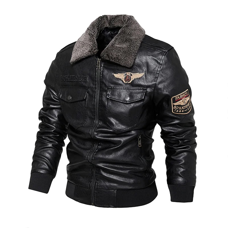 Blouson en Cuir Homme – Style & Chaleur