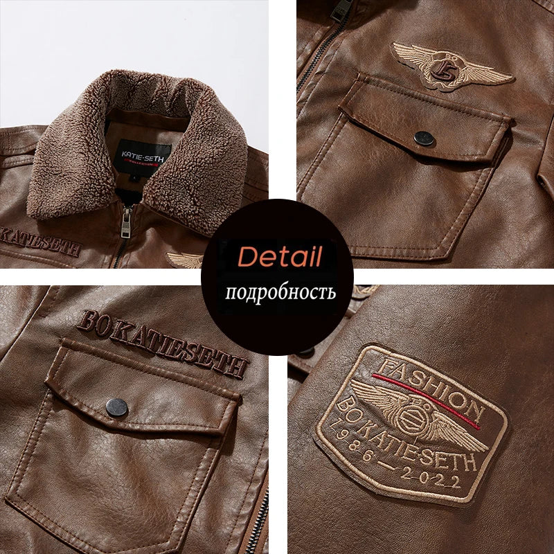 Blouson en Cuir Homme – Style & Chaleur